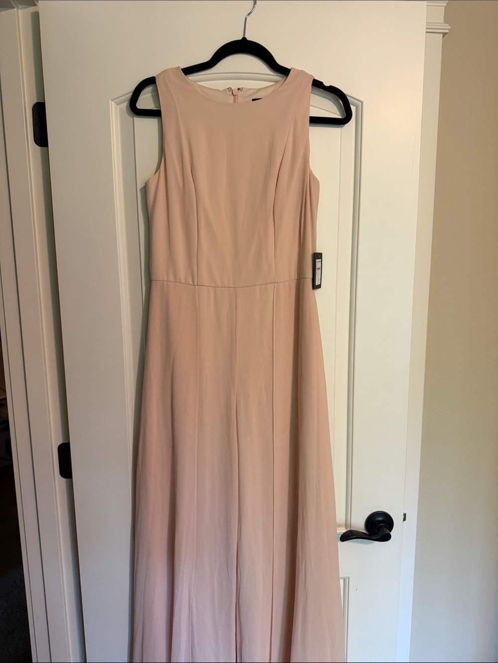 Sleeveless Blush Maxi Flowy Jumpsuit